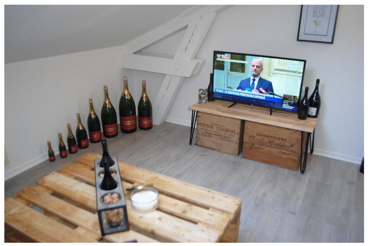 Ferienwohnung Studio Champagne Reims Exterior foto