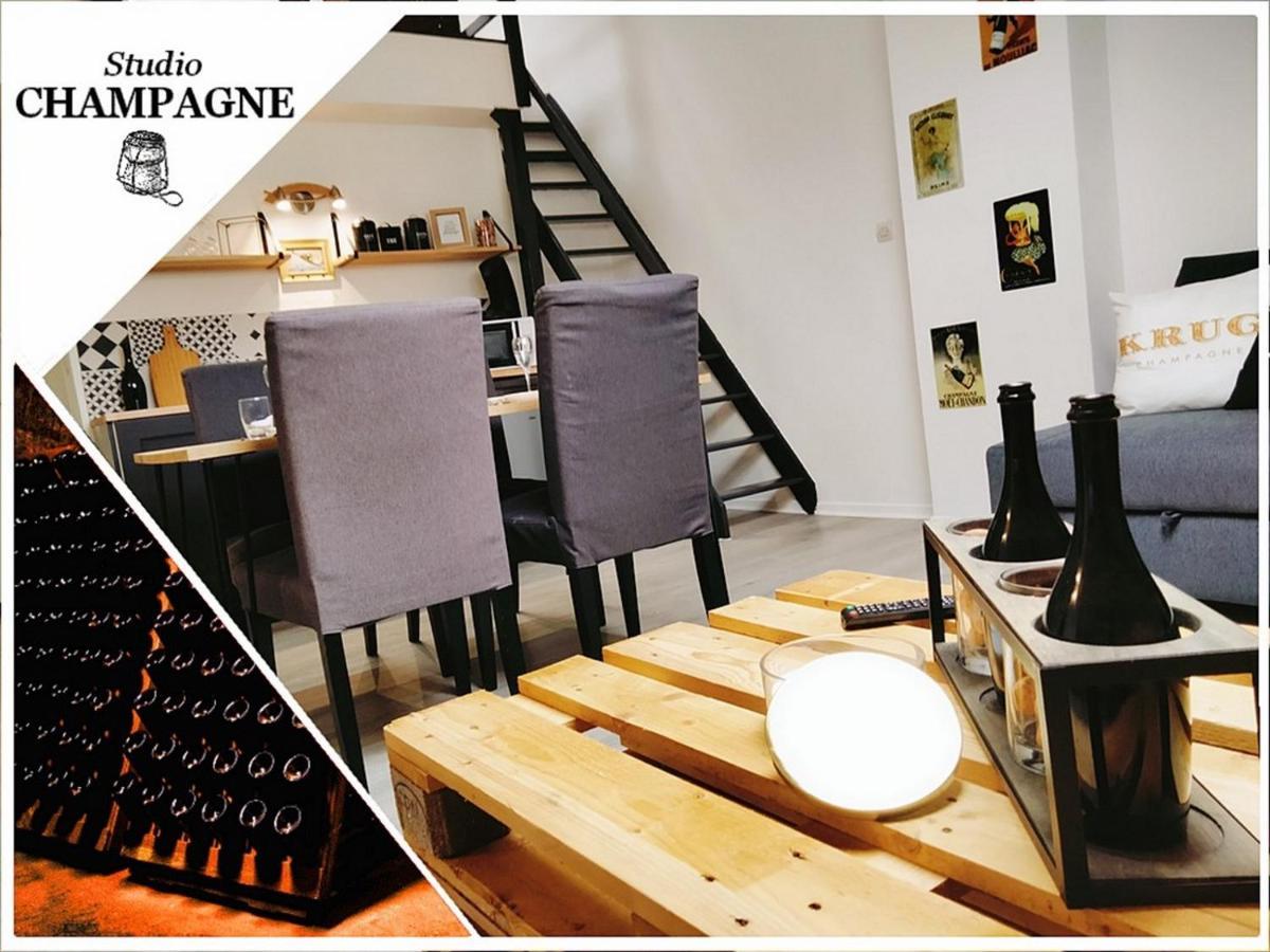 Ferienwohnung Studio Champagne Reims Exterior foto